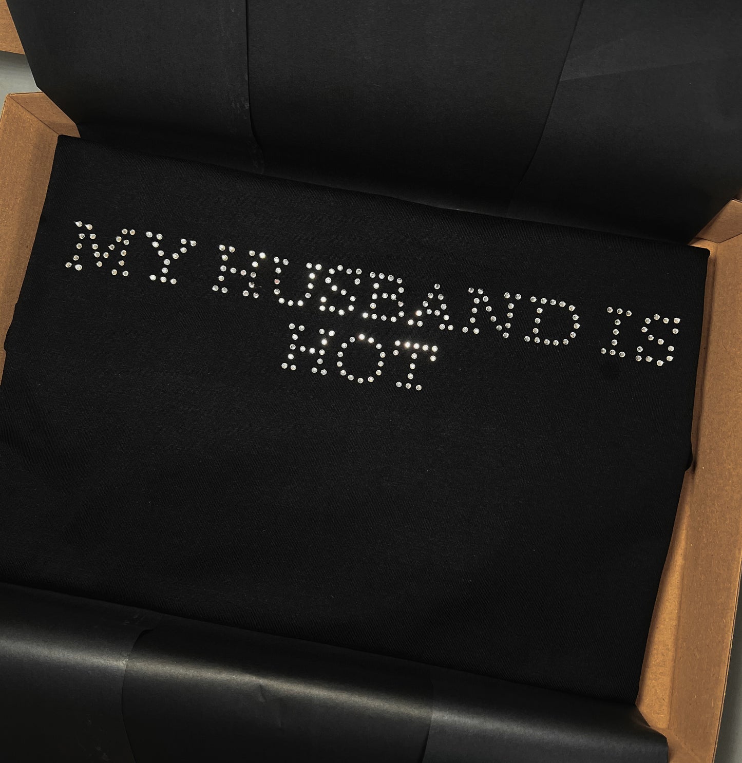 MY HUSBAND IS HOT DIAMENCIKI KOSZULKA