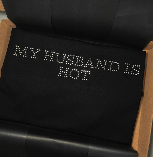 MY HUSBAND IS HOT DIAMENCIKI KOSZULKA