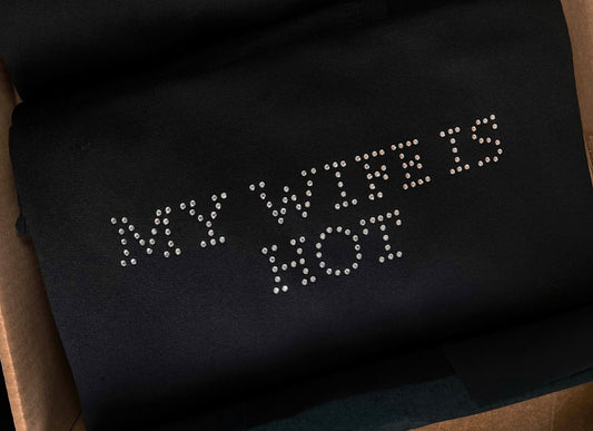 MY WIFE IS HOT DIAMENCIKI BIAŁA KOSZULKA M OUTLET